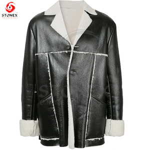 Customized <b>Leather</b> Skin <b>Real</b> <b>Leather</b> <b>Jacket</b> Waterproof Windproof Super Soft Comfortable <b>Leather</b> / <b>Jacket</b> for Men's. - Product Image 4