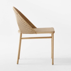 Chaise en corde Grapa Teck Durable Premium en bois et rotin Jardin Fabriqué par Aqma Meubles pour l'extérieur Villa Plage Piscine Café - Product Image 4