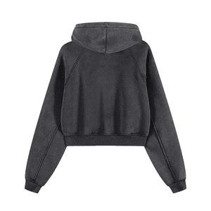 Sweat à capuche oversize à épaules tombantes pour femmes Streetwear Pullover Sweatshirt Logo personnalisé Vente en gros Fournisseur OEM ODM - Product Image 6