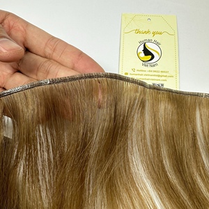Venta al por mayor de pelo de trama de nuevo genio RUSO EUROPEO sin costuras se puede cortar a mano extensión de trama de pelo de trama de genio - Product Image 1