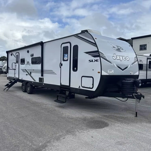 Nouvelle caravane de voyage Jayco Jay F-l-i-g-h-t Slx 265BHS 2026, camping-car de luxe en aluminium et acier inoxydable blanc, prête à être expédiée - Product Image 1