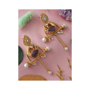 Bijoux de luxe Kundan et pierre de meilleure qualité pour mariage, fête et fiançailles Style classique pour les occasions haut de gamme - Product Image 1