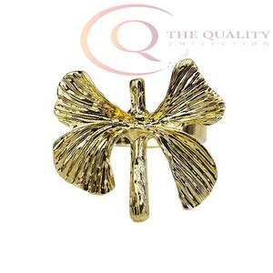 แหวนรองผ้าเช็ดปากโลหะสุดหรูสำหรับงานแต่งงานและการจัดโต๊ะอาหาร  งานเคลือบคุณภาพพรีเมียมที่เป็นมิตรต่อสิ่งแวดล้อม เหมาะสำหรับงานอีเว้นท์และการใช้งานในชีวิตประจำวัน - Product Image 1