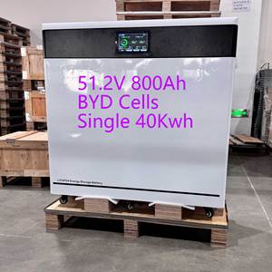 Batería de Almacenamiento de Energía Doméstica LiFePO4 de 40 kWh, 51.2 V, 800 Ah, Sistema de Energía Solar ESS con Garantía de 10 Años y Vida Útil de 8000 Ciclos - Product Image 1