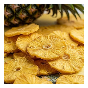 Collation aux fruits sains du Vietnam fournissant des anneaux d'ananas déshydratés en tant que fruits secs tropicaux de qualité supérieure pour la vente en gros mondiale - Product Image 1