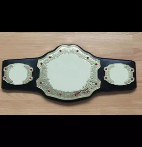 Meilleure qualité confortable poids lourd personnalisé lutte cham-pion ceinture de navire logo personnalisé dernier design ceinture de lutte haut de gamme - Product Image 4