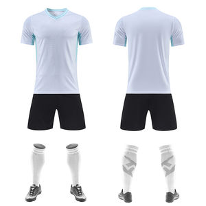 Kits de entrenamiento de equipo sublimados con logotipo personalizado, camiseta de pantalones cortos, camisetas de fútbol, camiseta de fútbol para hombres, camisetas de fútbol, camiseta de fútbol - Product Image 3