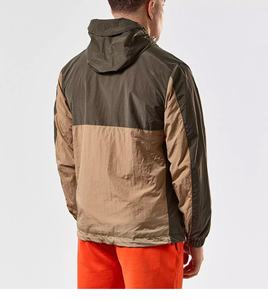 Veste d'extérieur décontractée pour hommes personnalisée OEM de grande taille 100% coupe-vent imperméable respirant en polyester avec décoration en fourrure - Product Image 2