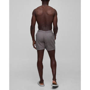 Pantalones cortos deportivos de entrenamiento para hombre, informales, transpirables, de algodón y poliéster, diseñados para ir al gimnasio y caminar, pantalones cortos de sublimación de estilo básico sólido - Product Image 5