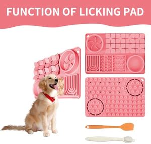 Wholesale <b>Silicone</b> Dog Feeding Licking <b>Mat</b> BPA Free Non Slip Pad Dishwasher Safe Slow Feeder Calming Solution for Pets - Product Image 5