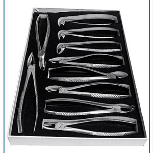 Instrumento quirúrgico dental para adultos, pinzas de extracción de dientes manuales, Alicates con kit de extracción de herramientas - Product Image 1