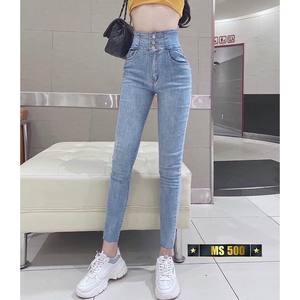 Women's Skinny Jeans High <b>Waist</b> Trousers Skinny Slim Fit Stretch Vintage Casual Denim - Product Image 1