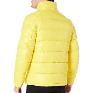 NEW 2025 Wholesale Quilted Puffer Windbreaker High Quality Custom <b>Workout</b> <b>Jacket</b> custom Bubble Logo Shiny Winter <b>Jacket</b> for men - Product Image 3