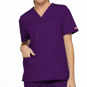 Chemise de travail médicale personnalisable (couleur et design) à faible MOQ – Nouveau modèle très vendu de blouses médicales unies - Product Image 6