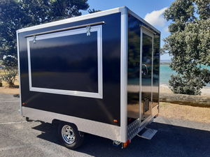 Remolque de concesión de comida rápida móvil cuadrado de 3,9 M totalmente equipado con bocadillos de acero inoxidable para perritos calientes - Product Image 5