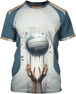 Camiseta de voleibol personalizada más vendida de 2025, diseño profesional, alta calidad, impresa, venta al por mayor - Product Image 1