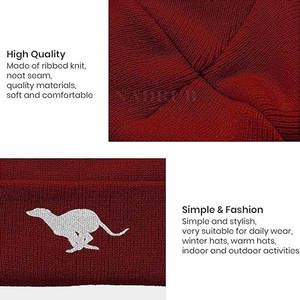 Cómoda fabricación profesional diseño personalizado Beanie sombreros bajo precio bordado Beanie sombreros - Product Image 6