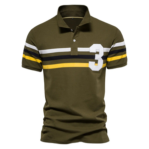Polo de hombre de algodón de talla grande 100% de lujo para deportes al aire libre de manga larga con cuello de diseñador de buena calidad personalizado de fábrica - Product Image 5