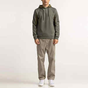 Sudadera con Capucha Básica para Hombre, 100% Algodón, Manga Larga, Corte Regular, Opciones de Varios Colores, Tinte Liso, MOQ Bajo, Directo de Fábrica - Product Image 3