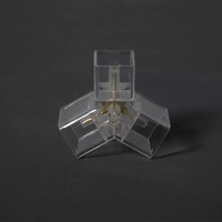 Connecteur PC transparent à insertion rapide pour accessoires d'éclairage, utilisé pour les lampes hexagonales et les systèmes hexagonaux