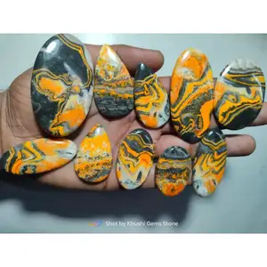 High Quality Natural Rear Bumble Jasper Pendant Cabochon Loose Gemstone Lot For Making Jewelry Jewelry Gemstone Healing Gems