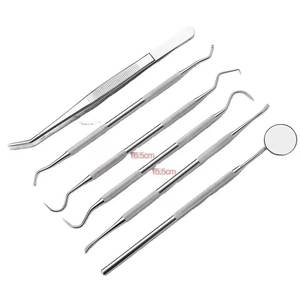 Juego de Instrumentos Dentales de Acero Inoxidable, Herramientas Manuales Reutilizables para Hospitales, Clínicas y Colegios, Agarre Ergonómico Duradero, GOVENZA - Product Image 1