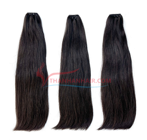 สินค้าขายดี THANH ผมแท้เวอร์จินเวียดนาม 100% แบบ Remy เกรดซุปเปอร์ดับเบิ้ลดรอว์น เย็บด้วยเครื่องแบบดับเบิ้ลเวฟท์ ผมตรงธรรมชาติ คุณภาพสูง น้ำหนัก 100 กรัม - Product Image 2