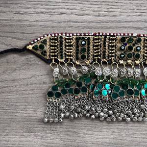 เครื่องประดับสร้อยคอระบายอากาศน้ำหนักเบาสำหรับงานแต่งงานในรูปแบบที่กำหนดเองของผู้หญิงชุดเครื่องประดับวินเทจชนเผ่าอัฟกานิสถาน - Product Image 4