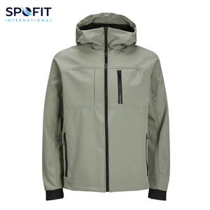 Chaqueta de senderismo Softshell táctica cortavientos de invierno para hombre con capucha impermeable para hombre chaqueta de carcasa suave para hombre - Product Image 1