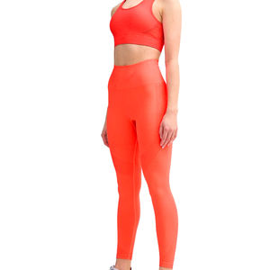Custom Yoga Eco-Friendly Quick Dry Fleece <b>Seamless</b> Casual Full Length Gym Women <b>Leggings</b> Wholesale Rate High Waist Workout - Product Image 5