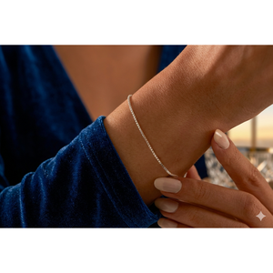 สร้อยข้อมือทอง 18K แบบวินเทจ พร้อมจี้หรือลูกปัด สำหรับเป็นของขวัญในงานปาร์ตี้หรืองานแต่งงาน - Product Image 1