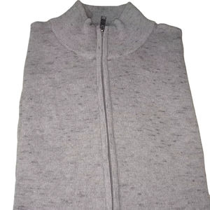 เสื้อกันหนาวคอกลมสำหรับผู้ชาย, ผ้าฝ้าย100% ซิปครึ่งฤดูหนาว - Product Image 4