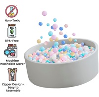 IRIS Mini Toddler & Kids Soft Memory Foam Round Indoor Ball Pit Play Pool Gift