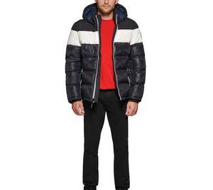 High Quality OEM Customized Printed <b>Padded</b> Bubble Warm Winter Men Puffer Jacket <b>Heated</b> Men Puffer Jacket Made By Isha Industry - Product Image 3