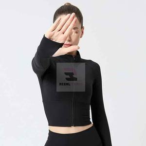 Veste athlétique à glissière pour femme pour le sport Yoga Running-Top respirant - Product Image 5