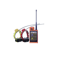 Ensemble de 2 colliers pour chien avec fonction de suivi GPS et d'entraînement pour la chasse, écran LCD 3,5 pouces, GPS-DTR-25000-PRO-COMPASS