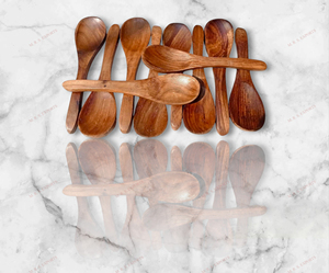 ชุดช้อนไม้ซุปผัก6-8นิ้ว, ช้อนเกลือช้อนไม้ชุด6ชิ้นมีทั้งหมด6ชิ้น - Product Image 1