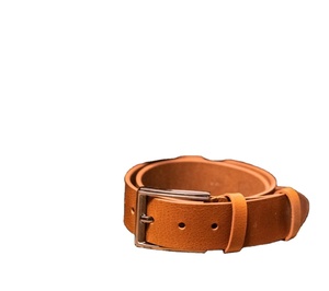 Belt2023หนังแท้เข็มขัดหนังสีน้ำตาลลายเต็ม100% แบบคลาสสิก - Product Image 1