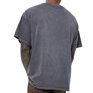 เสื้อยืดสตรีทแวร์ทรงโอเวอร์ไซส์ ยูนิเซ็กส์ ตัดเย็บแบบดรอปโชว์เดอร์ ทรงบ็อกซี่ ครอปพิเศษ ปรับแต่งได้ ผ้าฝ้าย 100% ลายตัวอักษร สไตล์วินเทจ - Product Image 3