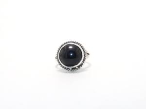 Hot Selling Oxidized Sterling Silver Natural <b>Black</b> Onyx Gemstone <b>Ring</b> Fine Silver <b>Ring</b> Custom Jewelry Manufacturer - Product Image 3