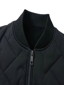 Blousons Bomber Unisexe Élégants Enduits, Séchage Rapide, Toile Douce, Personnalisables, Durables, Logo Frontal, Imperméables, Coupe-Vent, Respirants - Product Image 4