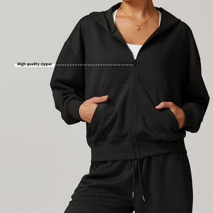 Ropa deportiva transpirable personalizada, chaquetas de entrenamiento deportivo de manga larga, abrigo informal ajustado para gimnasio, Fitness, chaqueta de Yoga con cremallera completa personalizada - Product Image 6