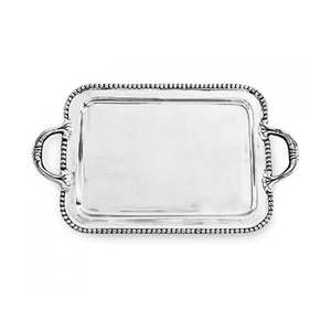 Nouveauté Plateau de service en aluminium Forme rectangulaire Plateau de service au chocolat avec poignée pour fêtes et événements - Product Image 1