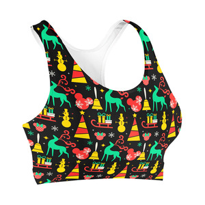 Sujetador deportivo sin costuras de secado rápido para niñas, ropa de Yoga para gimnasio, reversible, transpirable, de talla grande, compatible con sublimación, fabricado en Pakistán - Product Image 1