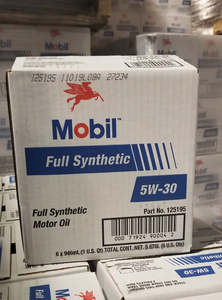 Mobil 5W-30 SAE Full Synthetic Motor <b>Oil</b> 1 Quart (Pack of 6) with Anti-Wear Properties - Product Image 3