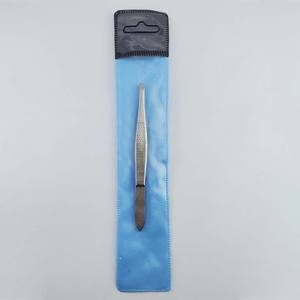 Pinzas de Acero Inoxidable para Pestañas y Cejas al por Mayor, Logotipo Privado, Empuñadura Superior, Pinzas de Metal Gruesas - Product Image 6