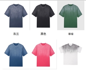 Nueva camiseta de peso pesado 250GSM a la moda 100% algodón ajuste holgado, camiseta de gran tamaño desgastada con estampado de logotipo personalizado para hombres - Product Image 6