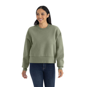Sudadera pesada de color sólido para mujer, jersey de cuello redondo de lavanda, estampado de letras de ajuste relajado, sudadera suelta - Product Image 6