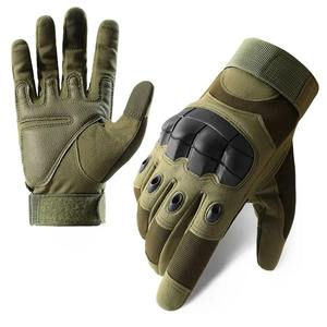 Gants de moto en cuir unisexes tactiques pour la chasse et le tir, protection des phalanges, doigts entiers, sport, hiver, cyclisme - Product Image 6