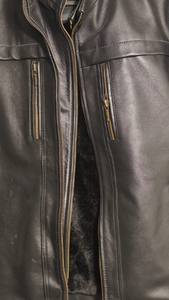 Veste d'Hiver Homme de Qualité Supérieure Style Vintage Tissu Épais en Laine avec Col en Fausse Fourrure Fermeture à Glissière ODM Fini - Product Image 5